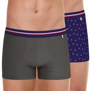 EMINENCE 2 Boxers Homme Coton FAIT EN FRANCE Anthracite Drapeau