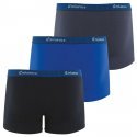 EMINENCE 3 Boxers Homme Coton Bio SELECTION Noir Bleu Anthracite