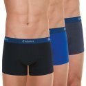 EMINENCE Lot de 3 Boxers Homme Coton Bio SELECTION Noir Bleu Anthracite