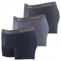 EMINENCE 3 Boxers Homme Coton Bio SELECTION Marine Anthracite