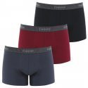 EMINENCE Lot de 3 Boxers Homme Coton Bio SELECTION Anthracite Bordeaux Noir