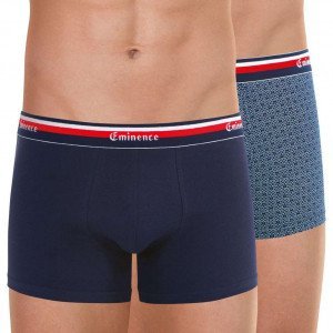 EMINENCE 2 Boxers Homme Coton NOUVELLE VAGUE Marine Artichaud