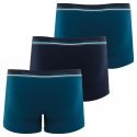 LOT DE 3 Boxer Sous-vêtements Homme COCORICOOL Bleu et Marine