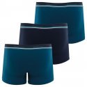 EMINENCE Lot de 3 Boxers Homme Coton COCORICOOL Bleu Marine Bleu