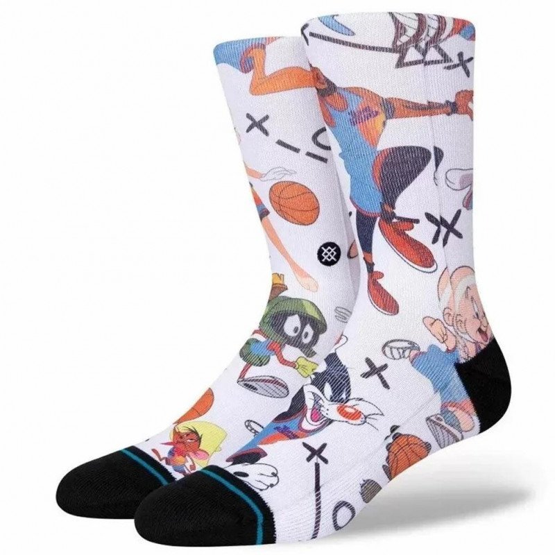 STANCE Chaussettes Homme SPACE JAM Blanc Marine LOONEY TUNES