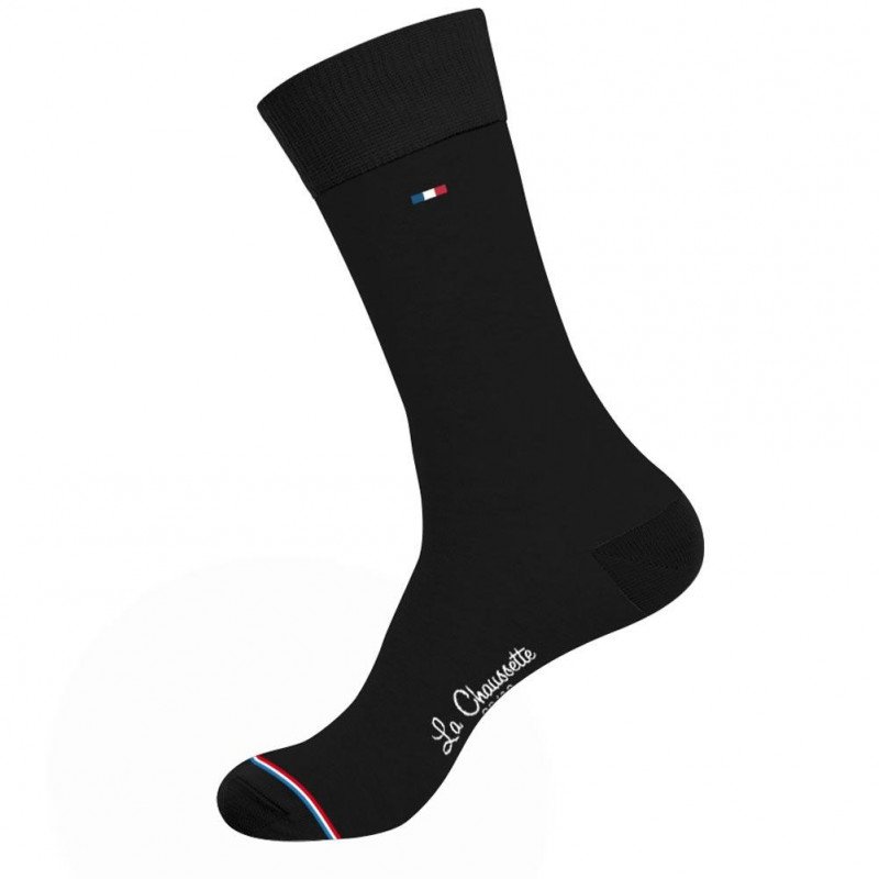 LA CHAUSSETTE MADE IN FRANCE Chaussettes Homme Coton ASS1 Noir