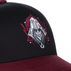FREEGUN Casquette Homme CASAS1 Noir Bordeaux ASSASSIN'S CREED