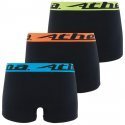 LOT DE 3 Boxer Sous-vêtements Garçon TRIOCHOC Noir et Multicolore
