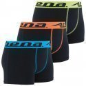 LOT DE 3 Boxer Sous-vêtements Garçon TRIOCHOC Noir et Multicolore
