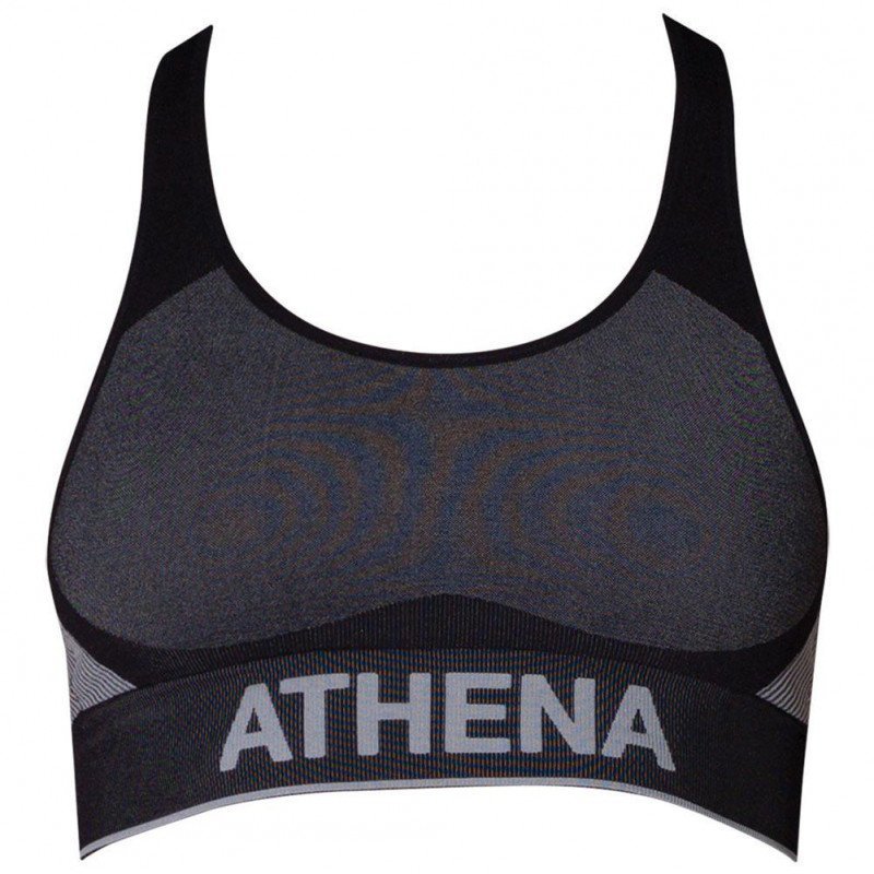 ATHENA Brassière Femme Microfibre SANS COUTURE Gris