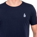 PULL IN T-shirt Col rond Homme Coton PATCHPARTOUT Marine