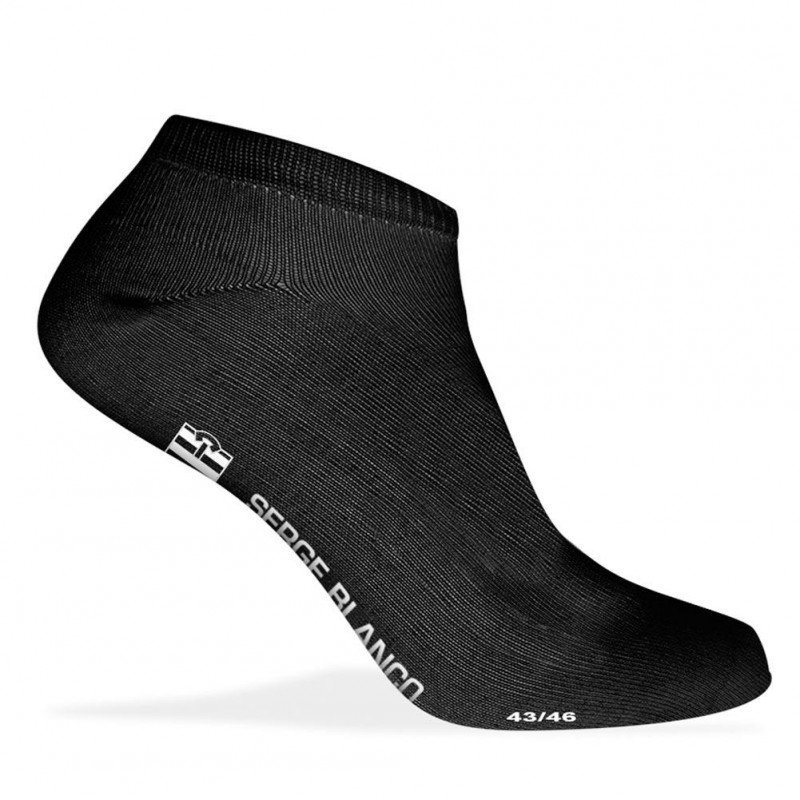 LOT DE 3 Socquettes Chaussettes Homme ASS2 Noir et Blanc