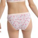 DIM Lot de 3 Shortys Fille Coton POCKETS Pitaya Rose Beige