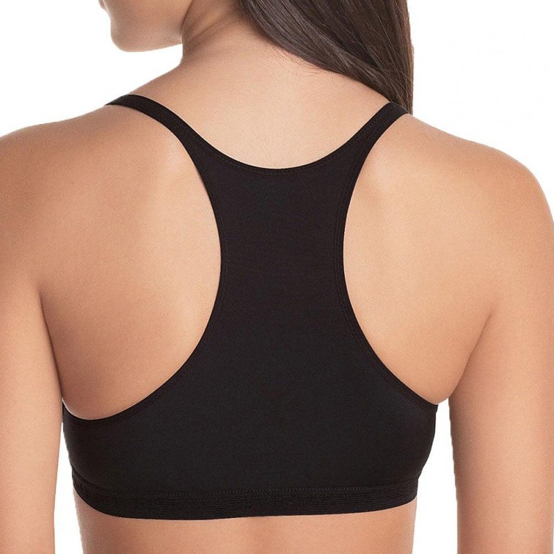 Brassière Fille DIMSPORT Noir et Uni