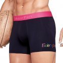 EDEN PARK Boxer Homme Coton INSCRIP Marine Rose