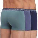 LOT DE 3 Boxer Sous-vêtements Homme STRETCH Bleu et Vert