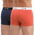 LOT DE 2 Boxer Sous-vêtements Homme ORIGINALS Orange et Bleu