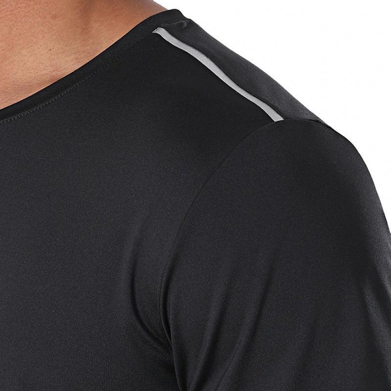 T-shirt manches courtes col rond Homme SPORT Noir et Uni