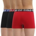 DIM Lot de 3 Boxers Garçon Coton CLASSIC Rubis