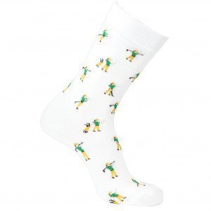 LES LIMOUSINES Chaussettes Homme Coton GOLF Blanc