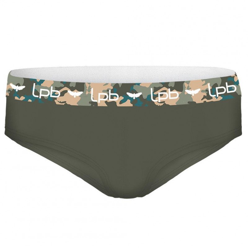 LES PETITES BOMBES Shorty Femme Coton ASS1 Kaki ceinture Camo