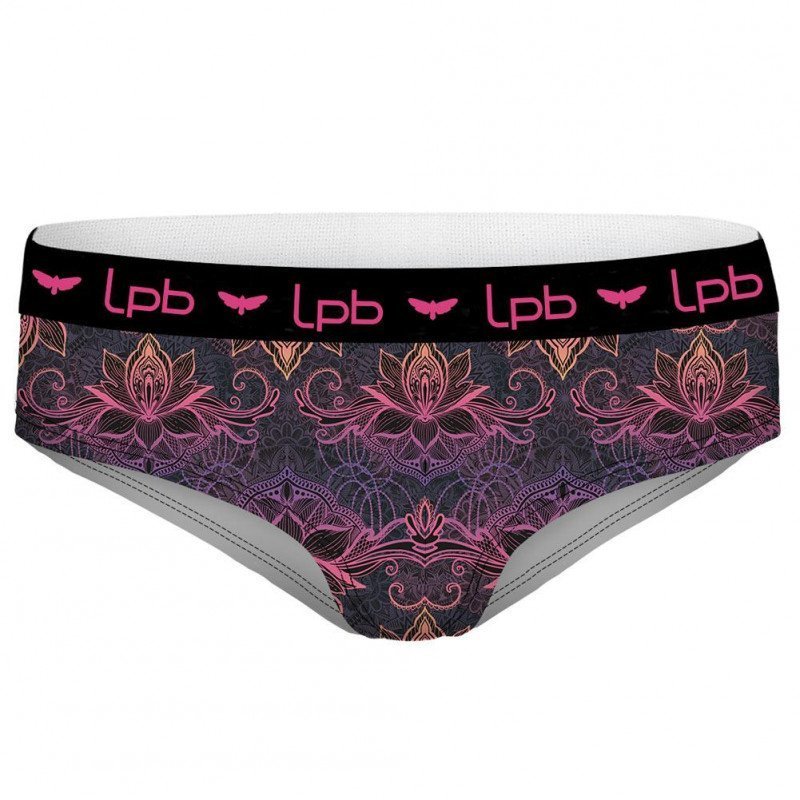 LES PETITES BOMBES Shorty Femme Microfibre ASS1 Noir Rose