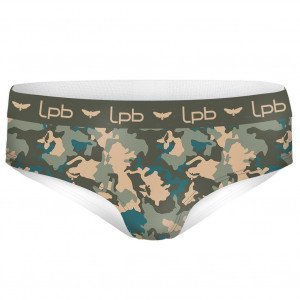 LES PETITES BOMBES Shorty Femme Microfibre ASS1 Camo ceint Kaki