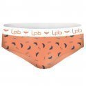 LES PETITES BOMBES Shorty Fille Coton ASS2 Orange Marine