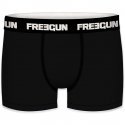 FREEGUN Lot de 3 Boxers Homme Microfibre PACKX3 LOGO Noir Orange