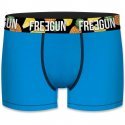 FREEGUN Boxer Garçon Coton bio BCBASS3 Bleu ceinture Ananas