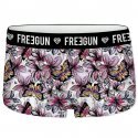 FREEGUN Boxer Fille Microfibre ASS1 Blanc Rose