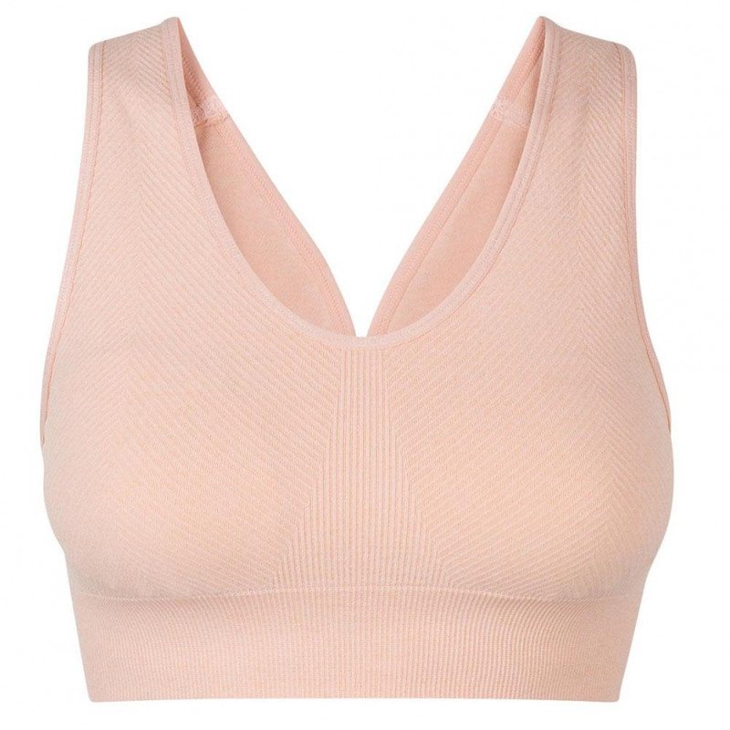 DIM Brassière coquée Femme AMPLIFORME SANSCOUT Impact modéré Rose