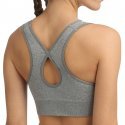 DIM Brassière coquée Femme AMPLIFORSANSCOUTURE Impact modéré Gris