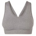 DIM Brassière coquée Femme AMPLIFORSANSCOUTURE Impact modéré Gris