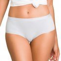 DIM Lot de 5 Boxers Femme Coton POCKETS STRETCH Noir Peau Blanc Gris Blanc