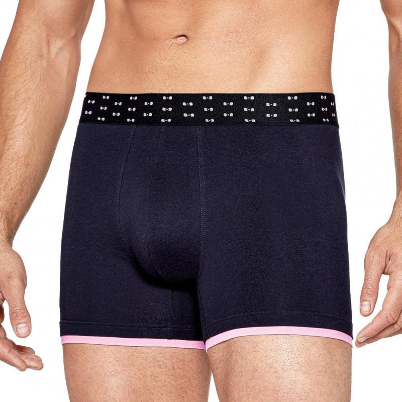 EDEN PARK Boxer Homme Coton CEINTFLOTS Marine