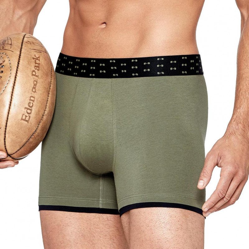 Boxer Homme CEINTFLOTS Noir et Kaki