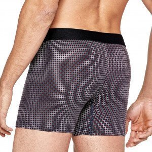 EDEN PARK Boxer Homme Coton QUADRI Denim