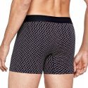 Boxer Homme QUADRILOGO Noir et Bordeaux