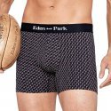 Boxer Homme QUADRILOGO Noir et Bordeaux
