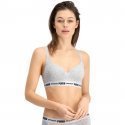 PUMA Brassière coquée Femme Coton ICONICN TOP Souris chiné