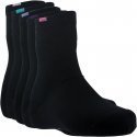 DIM Lot de 5 paires de Chaussettes Femme Microcoton ECODIM Noir