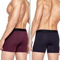 EDEN PARK 2 Boxers Homme Coton DUOCEINTFLOTS Bordeaux Marine