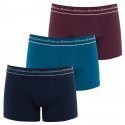 EMINENCE 3 Boxers Homme Coton BUSINESS Marine Bleu Bordeaux