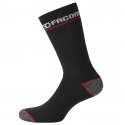 FACOM Lot de 3 paires de Chaussettes Homme Coton RED Noir Rouge