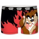 LOONEY TUNES Boxer Homme Microfibre TAZ01 Rouge Noir