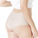 LADY PERFECT Boxer Femme Microfibre INVISIBLE Beige