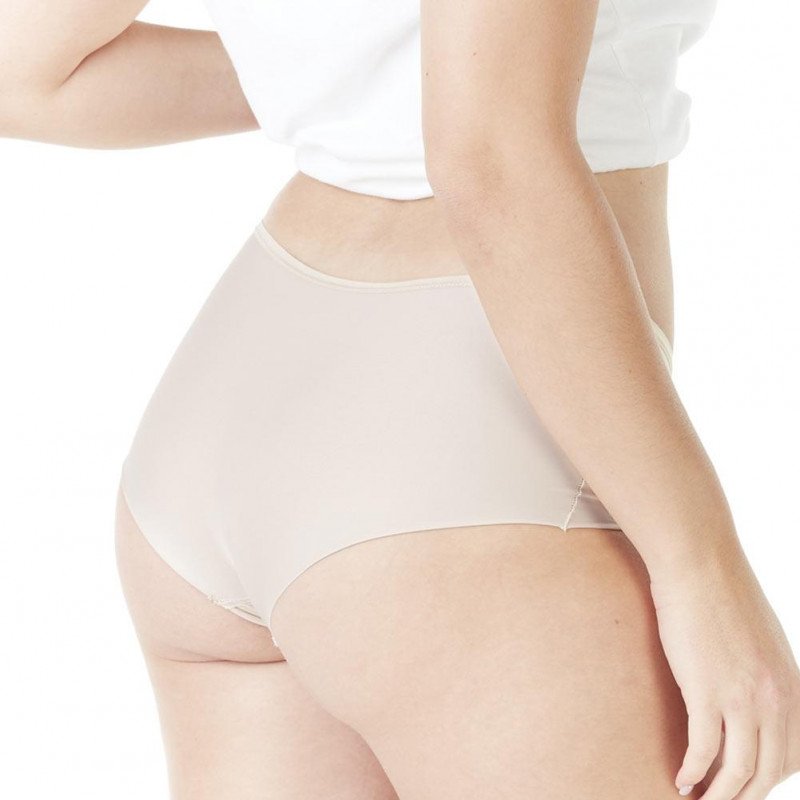 LADY PERFECT Boxer Femme Microfibre INVISIBLE Beige