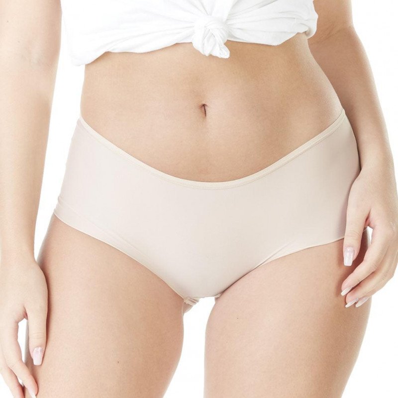 LADY PERFECT Boxer Femme Microfibre INVISIBLE Beige