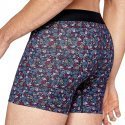 EDEN PARK Boxer Homme Coton FLOWERS Rose